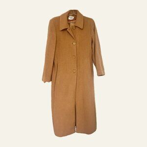 Vintage Tan Luba Coat Petite